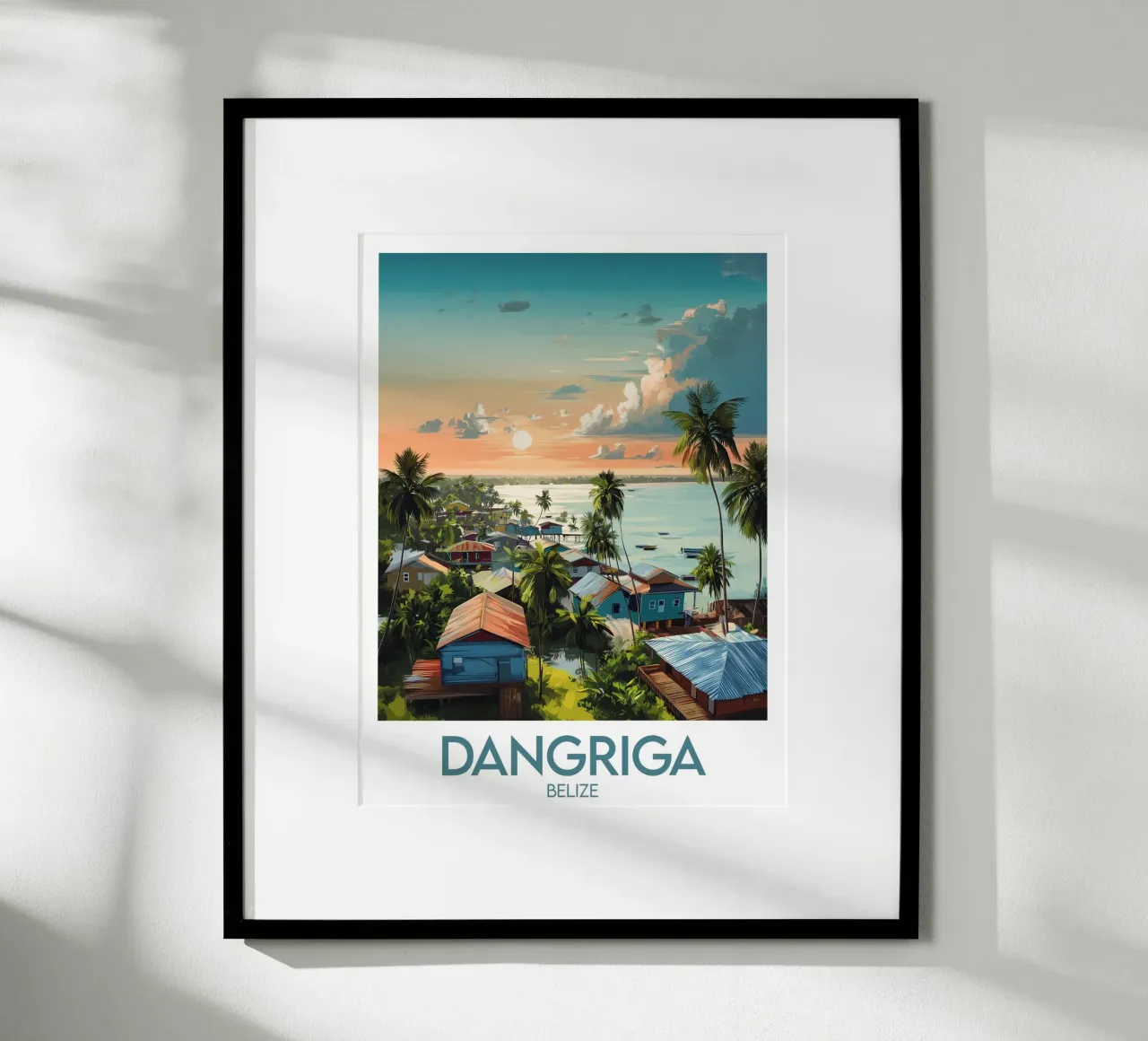 Affiche Dangriga poster da Frame the World
