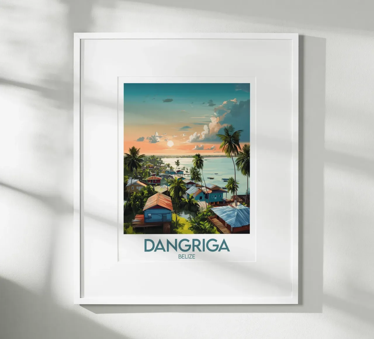 Affiche Dangriga poster da Frame the World