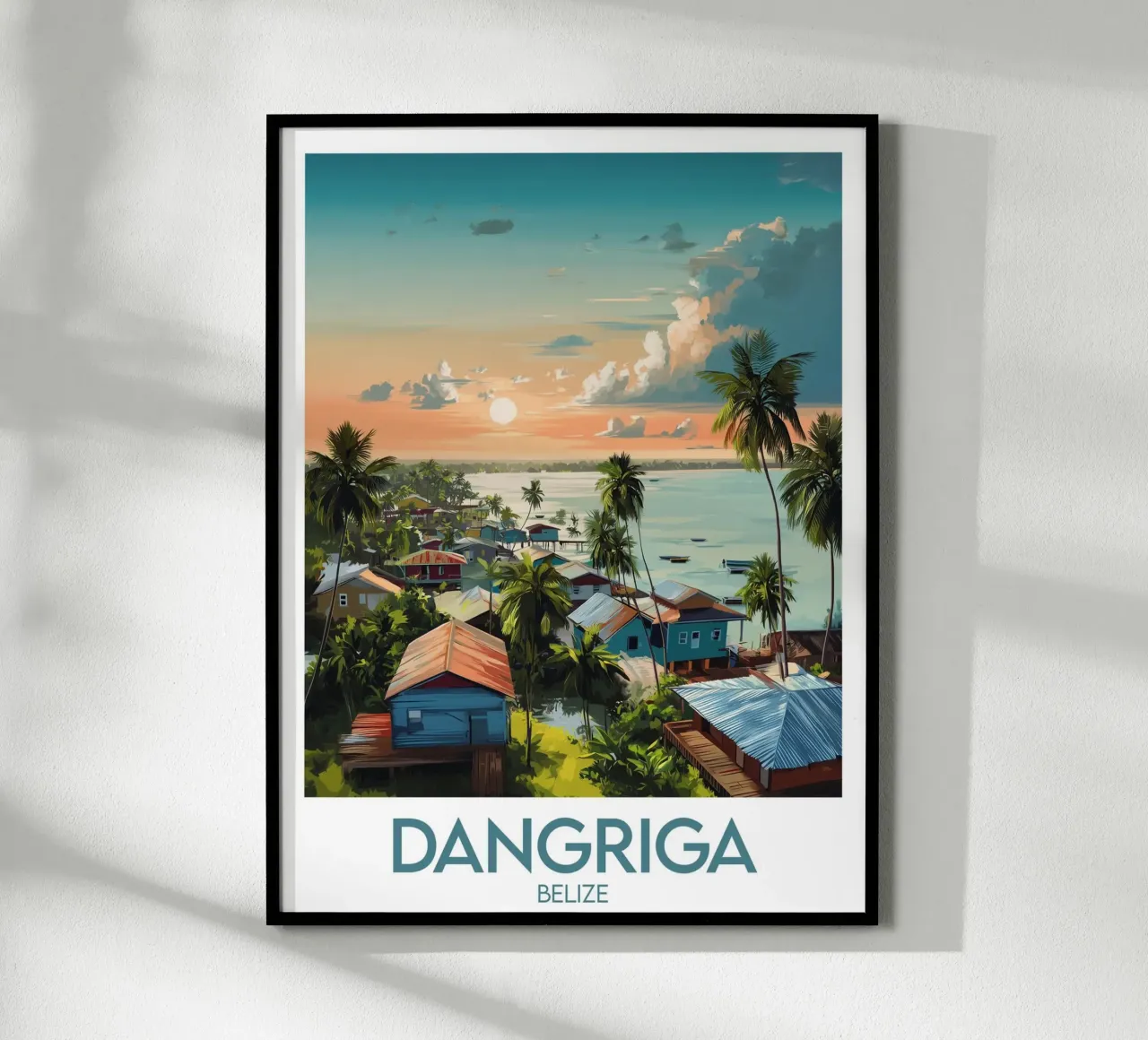 Affiche Dangriga poster da Frame the World