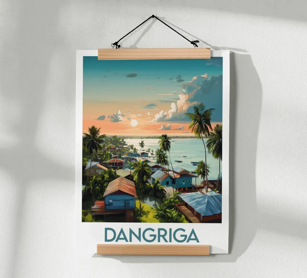 Affiche Dangriga poster da Frame the World