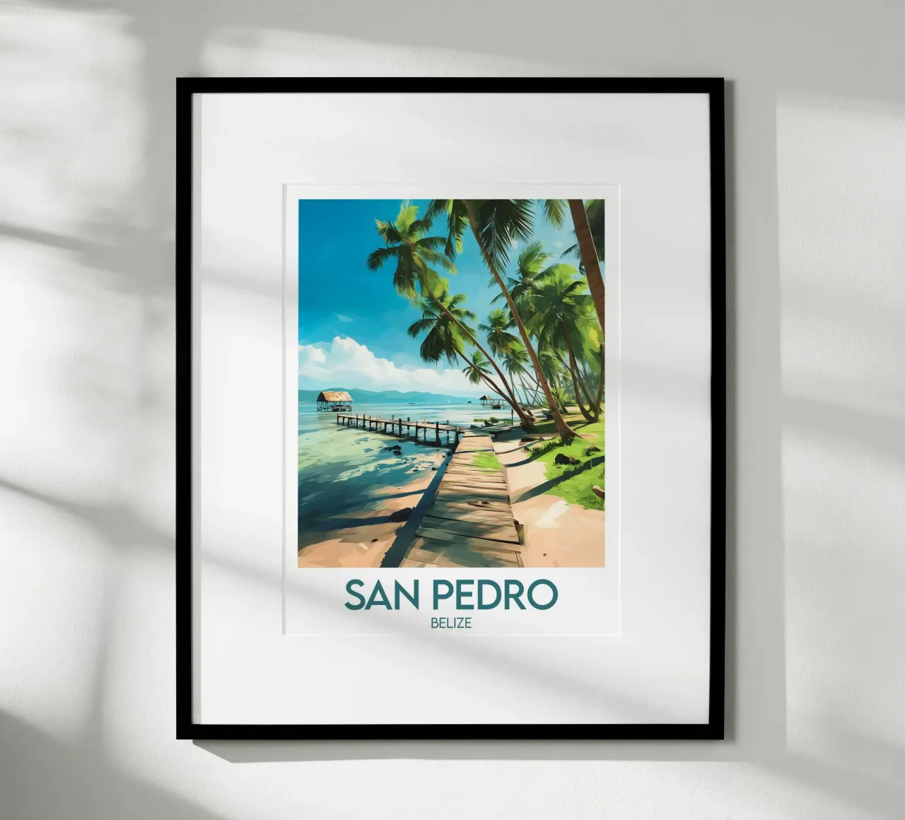 Affiche San Pedro carta hahnemühle da Frame the World