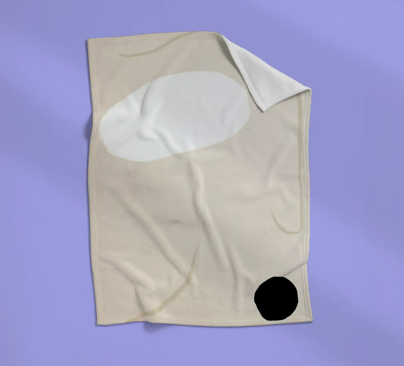 Distance Fleecedecke von Graphite