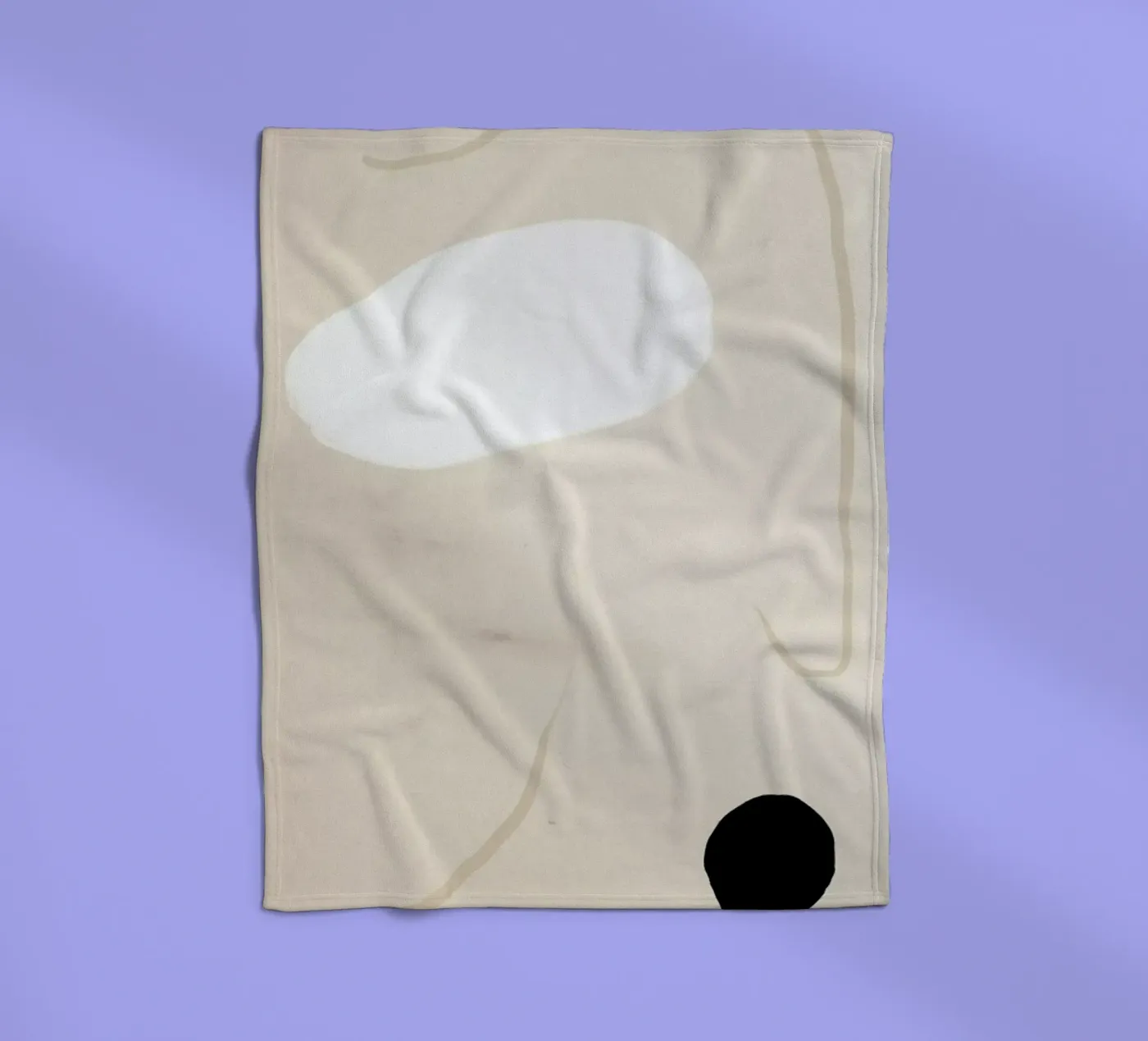 Distance Fleecedecke von Graphite