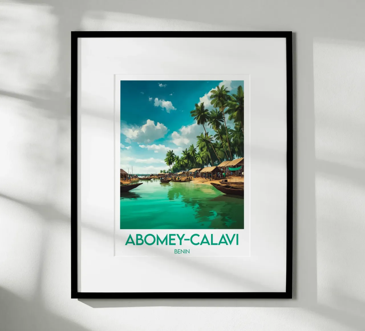 Affiche Abomey-Calavi poster da Frame the World