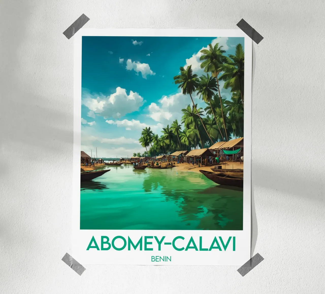 Affiche Abomey-Calavi poster da Frame the World