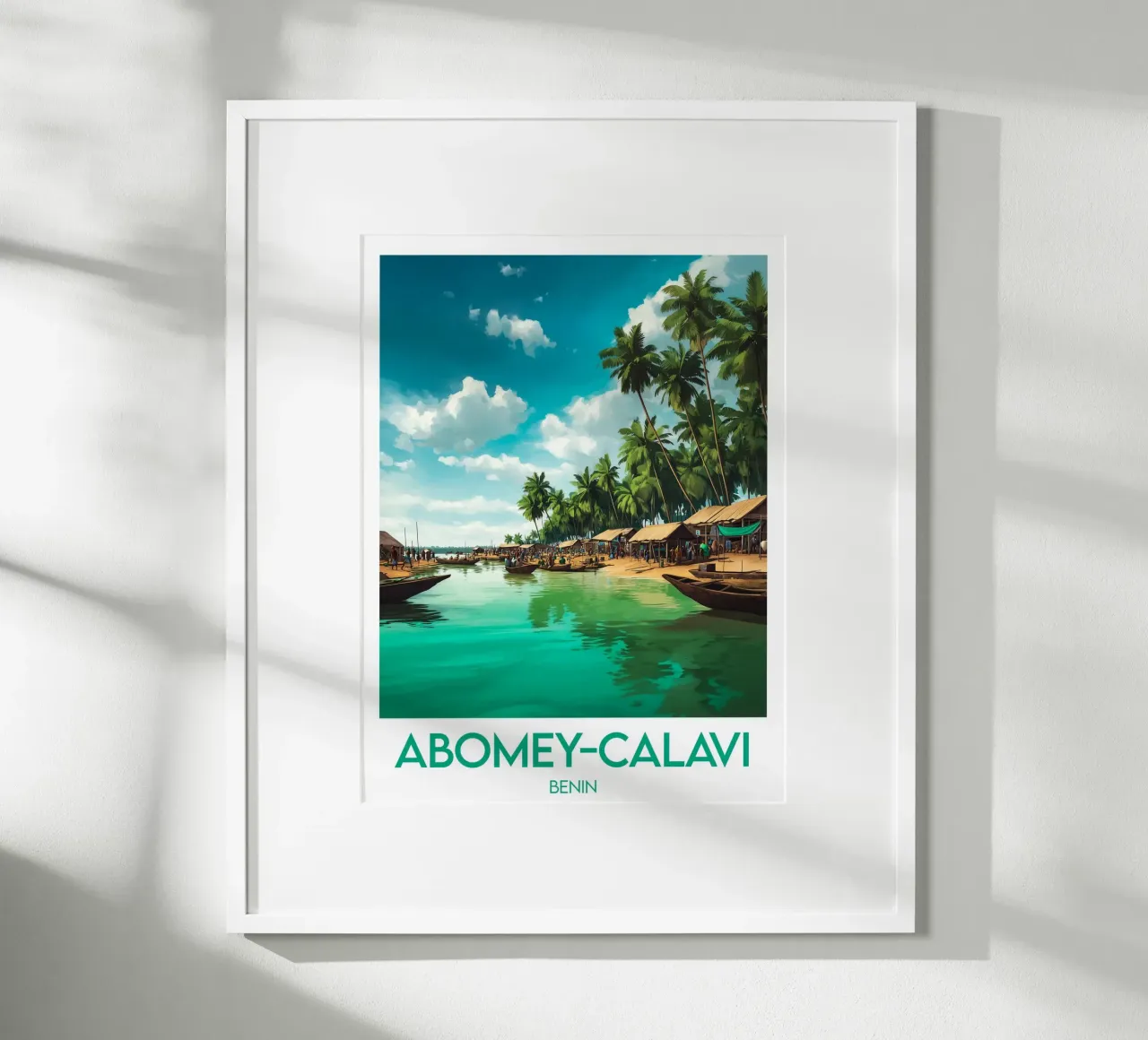 Affiche Abomey-Calavi poster da Frame the World