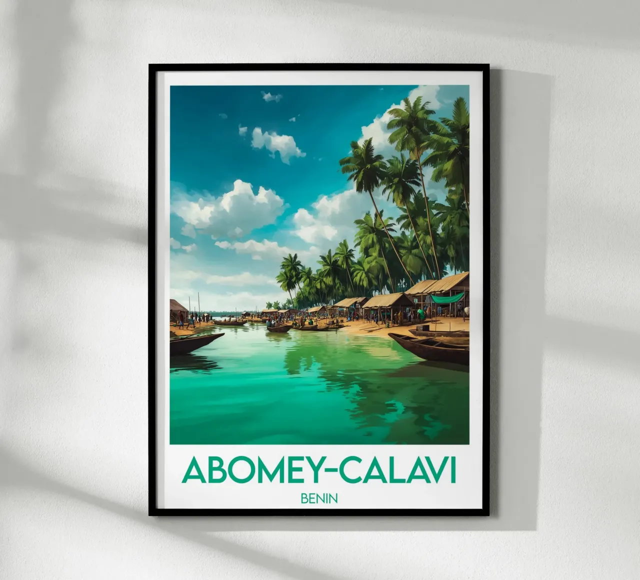 Affiche Abomey-Calavi poster da Frame the World