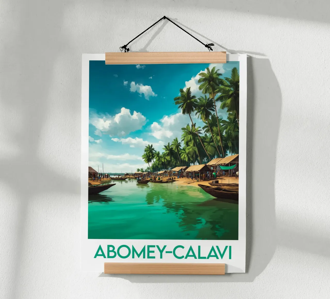Affiche Abomey-Calavi poster da Frame the World