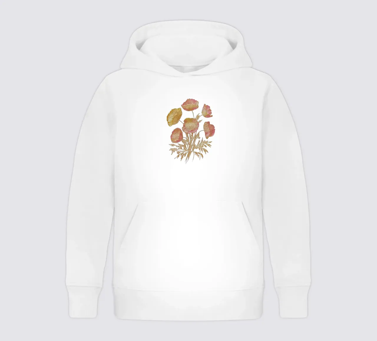 Spring flowers kids hoodie by dinem