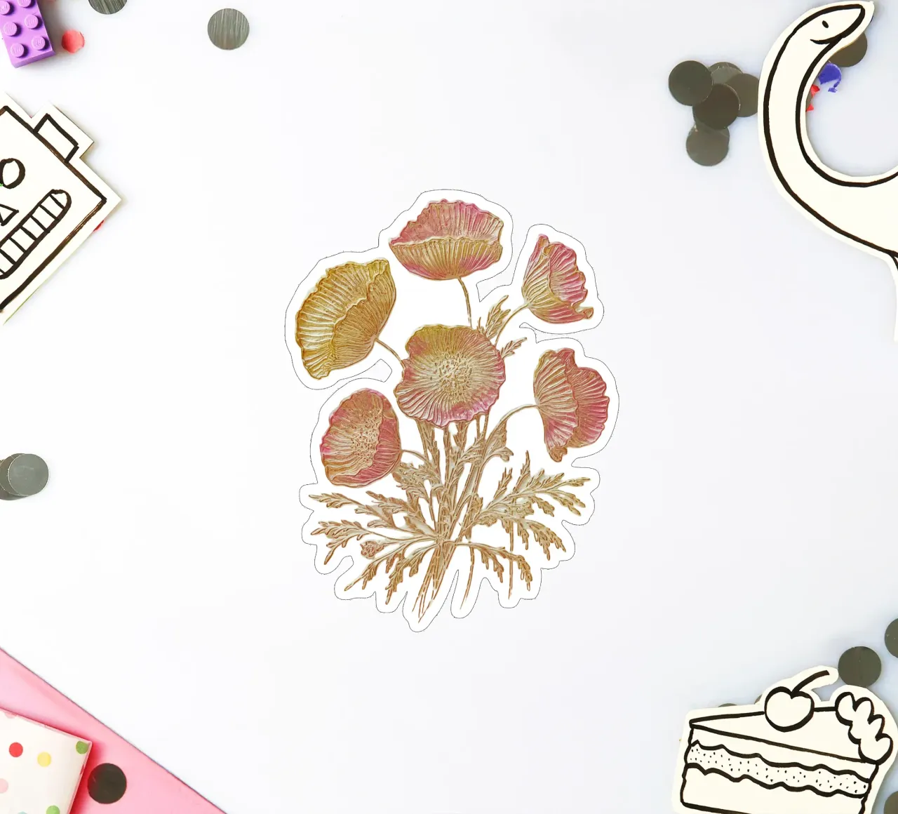 Spring flowers sticker by dinem