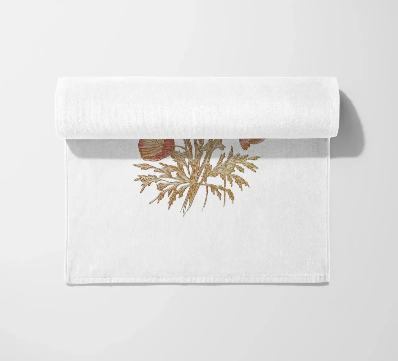 Spring flowers beach towel by dinem