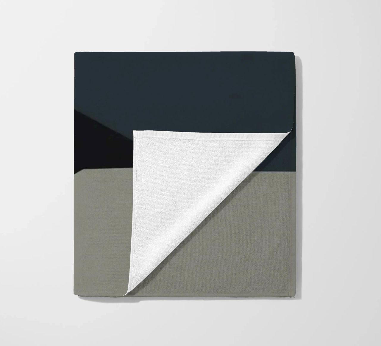 Minimal Muted color geometrical nordic art beach towel by Little Dean