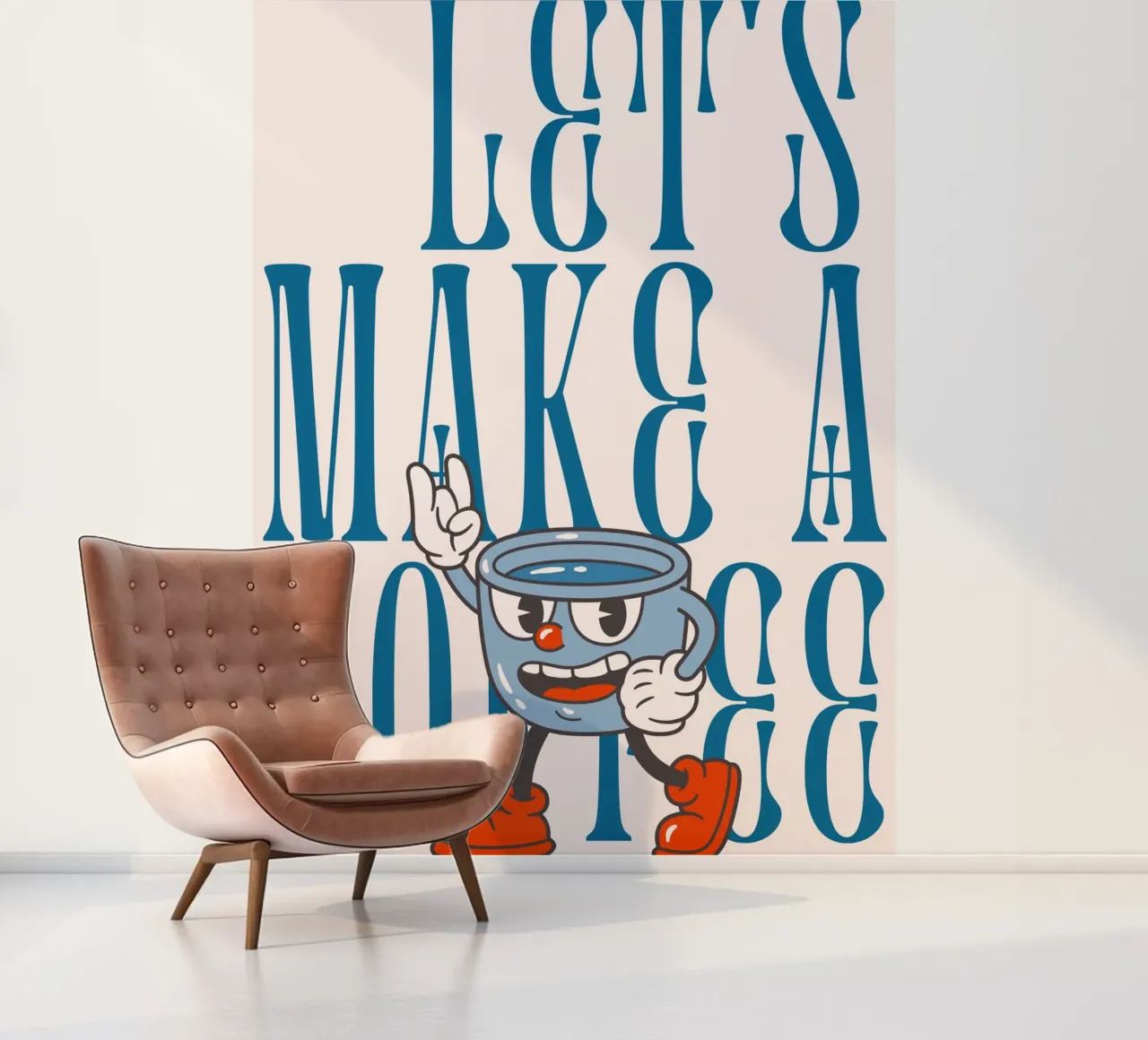 Coffee Time fotobehang van Dreamer10