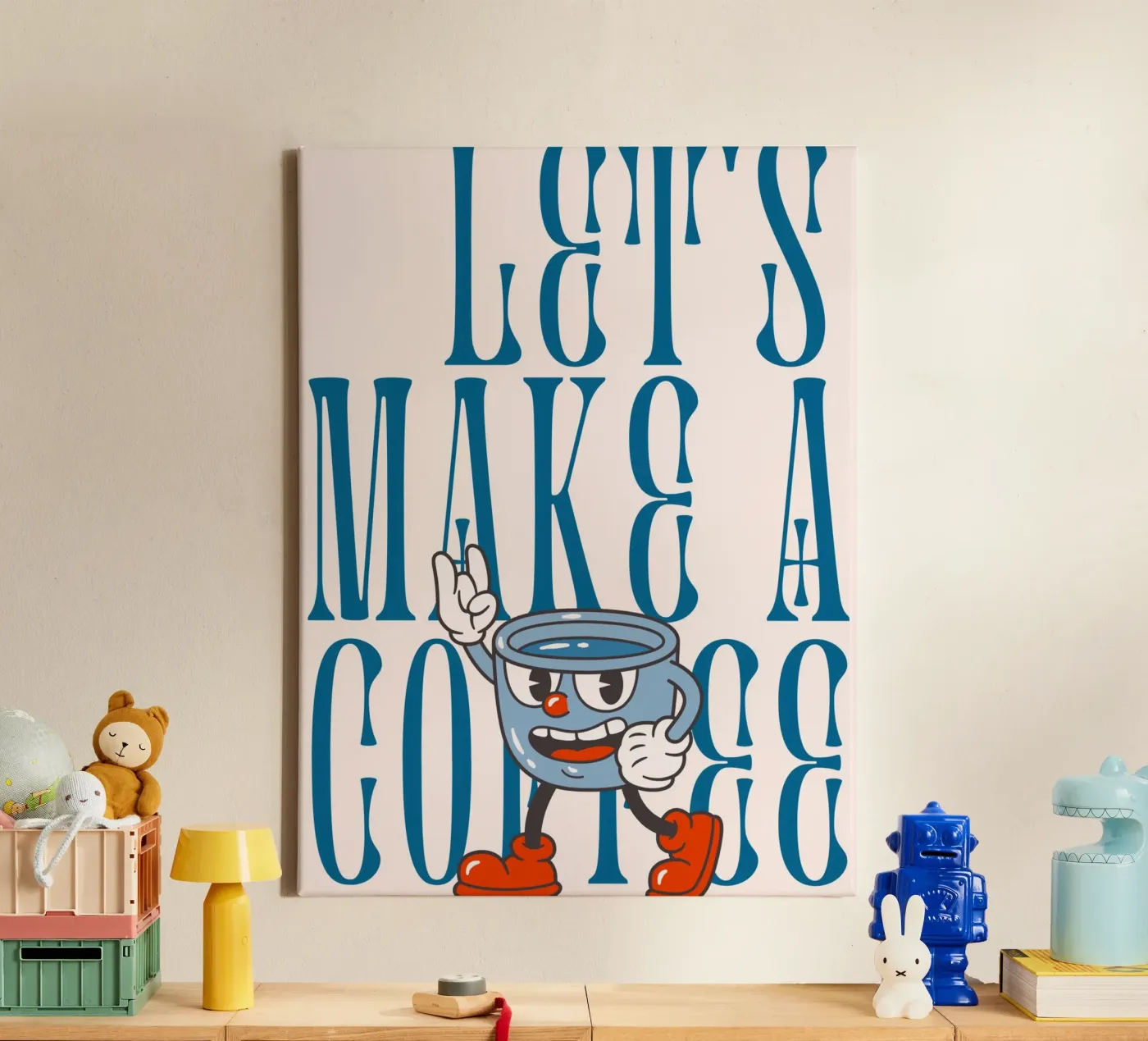 Coffee Time canvas by Dreamer10