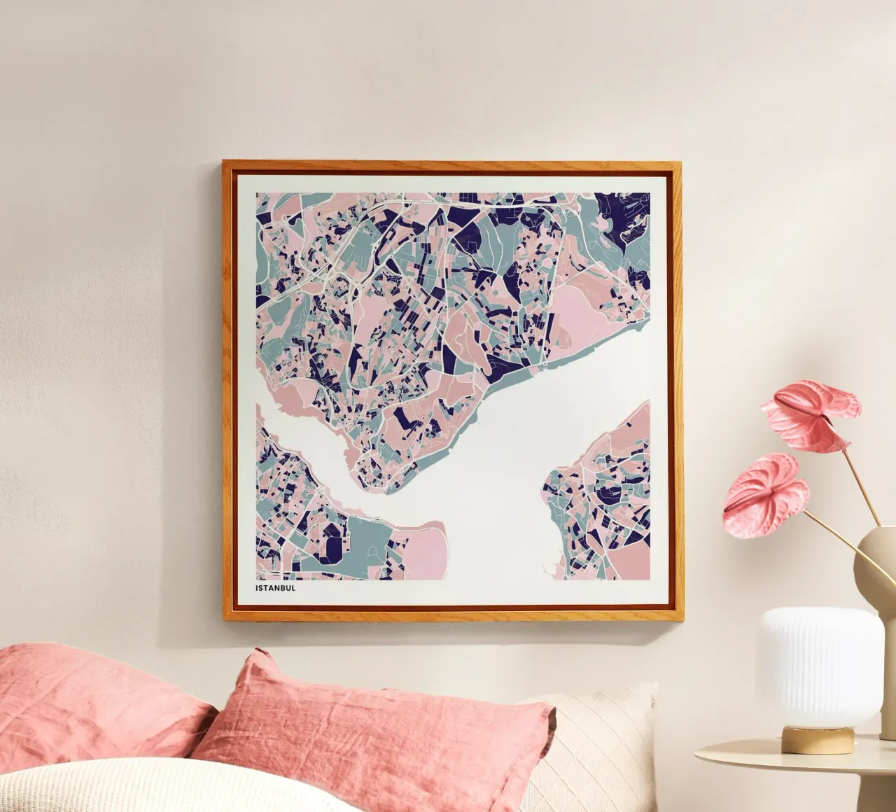 Istanbul III plexiglass da The Cartography Collection