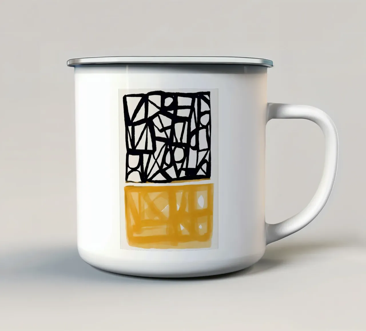 Rete di colori tazza in smalto da Little Dean