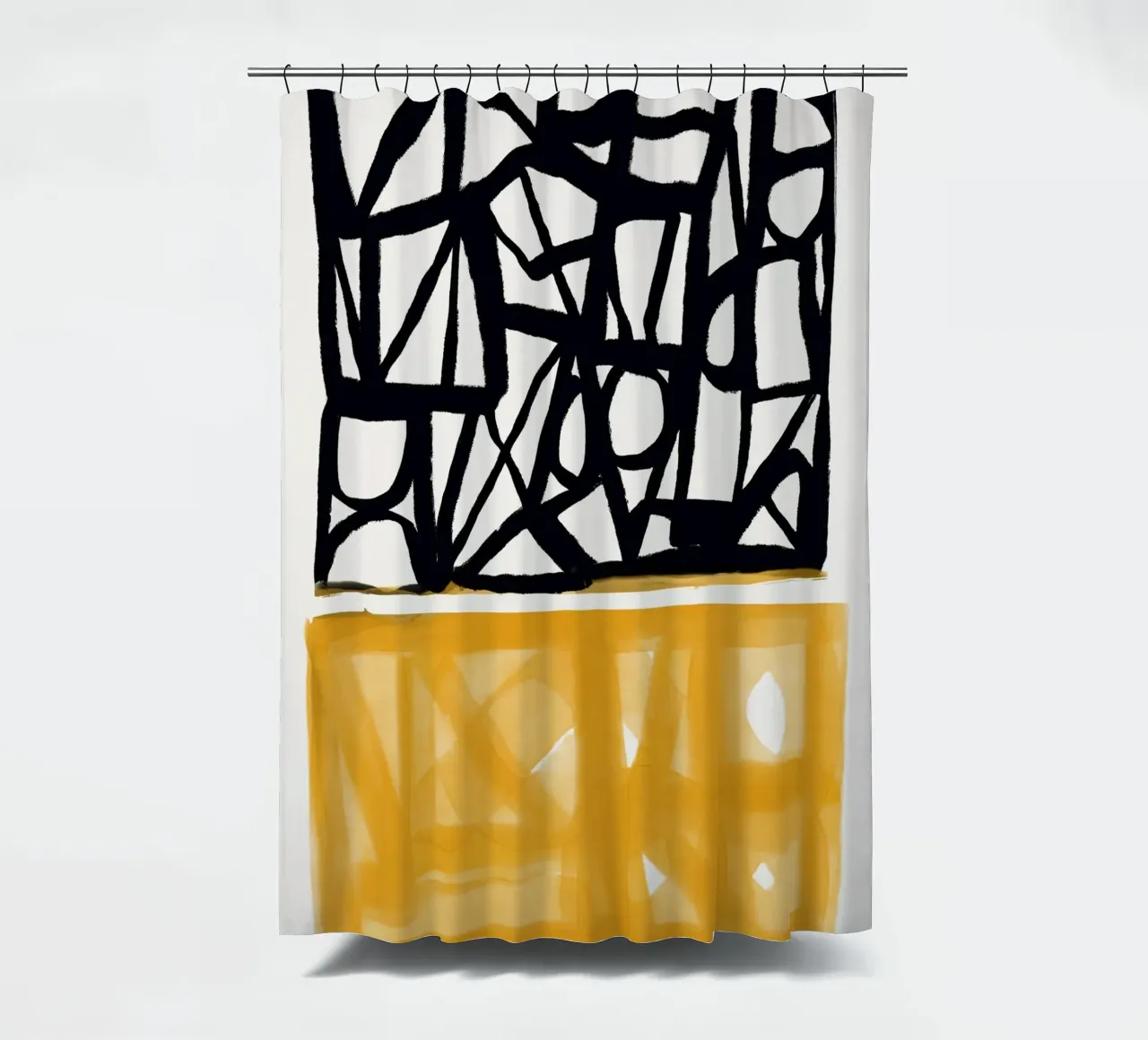 Netz der Farben Duschvorhang von Little Dean
