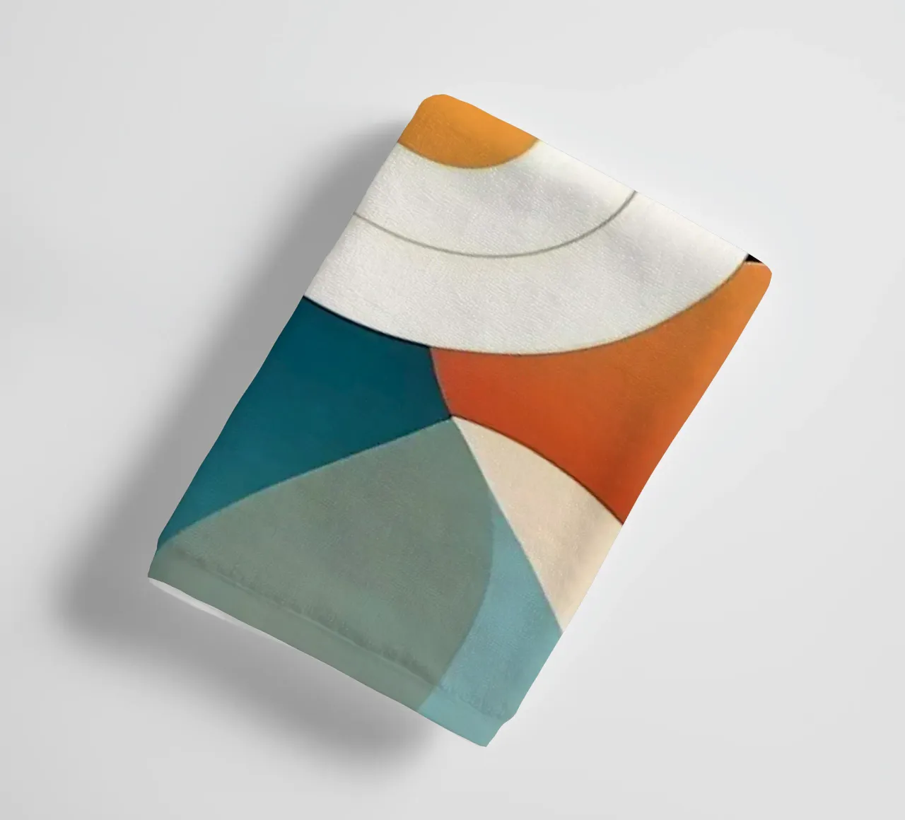 Kleurrijk abstract ontwerp met wervelende vormen badhanddoek van DesignDoodle