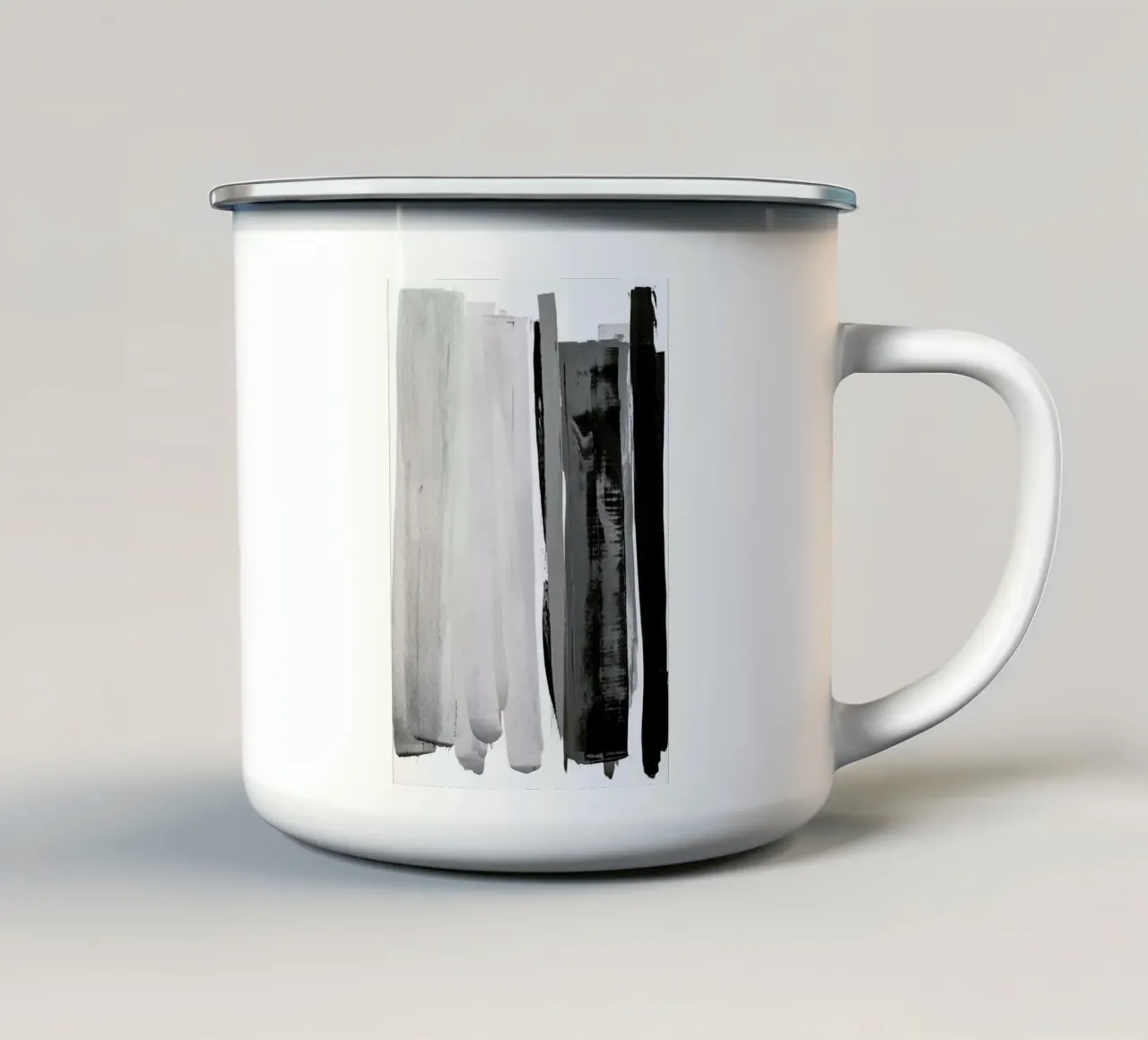 Deep Inside Emaille Tasse von Shot By Clint