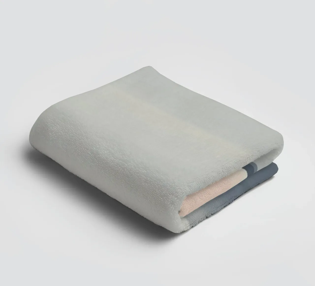 Paesaggio marino semplice lavato in modo tenue asciugamano da bagno da Little Dean
