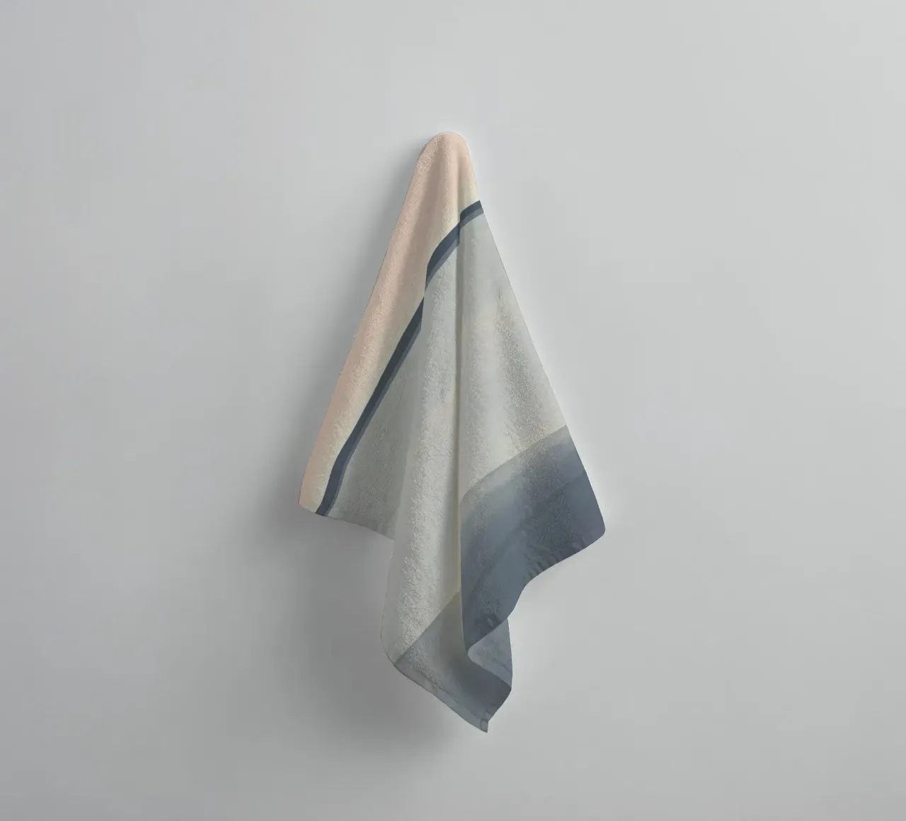 Paesaggio marino semplice lavato in modo tenue asciugamano da bagno da Little Dean