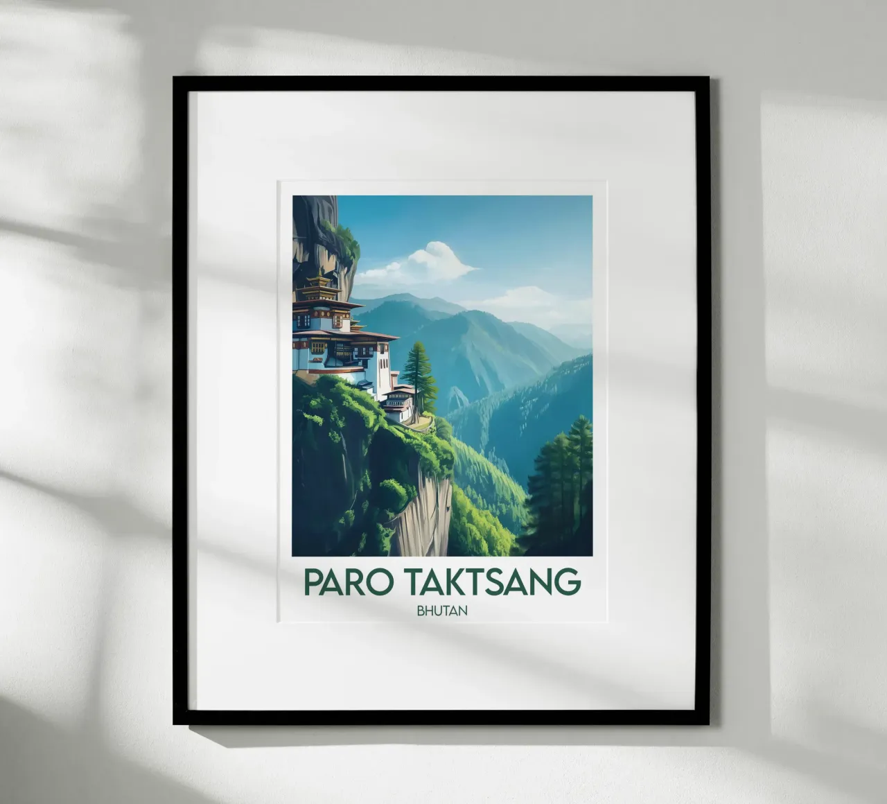 Affiche Paro Taktsang poster da Frame the World