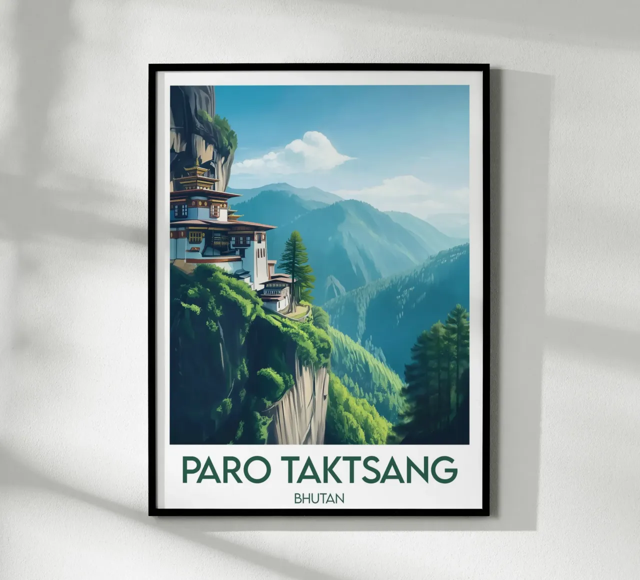 Affiche Paro Taktsang poster da Frame the World