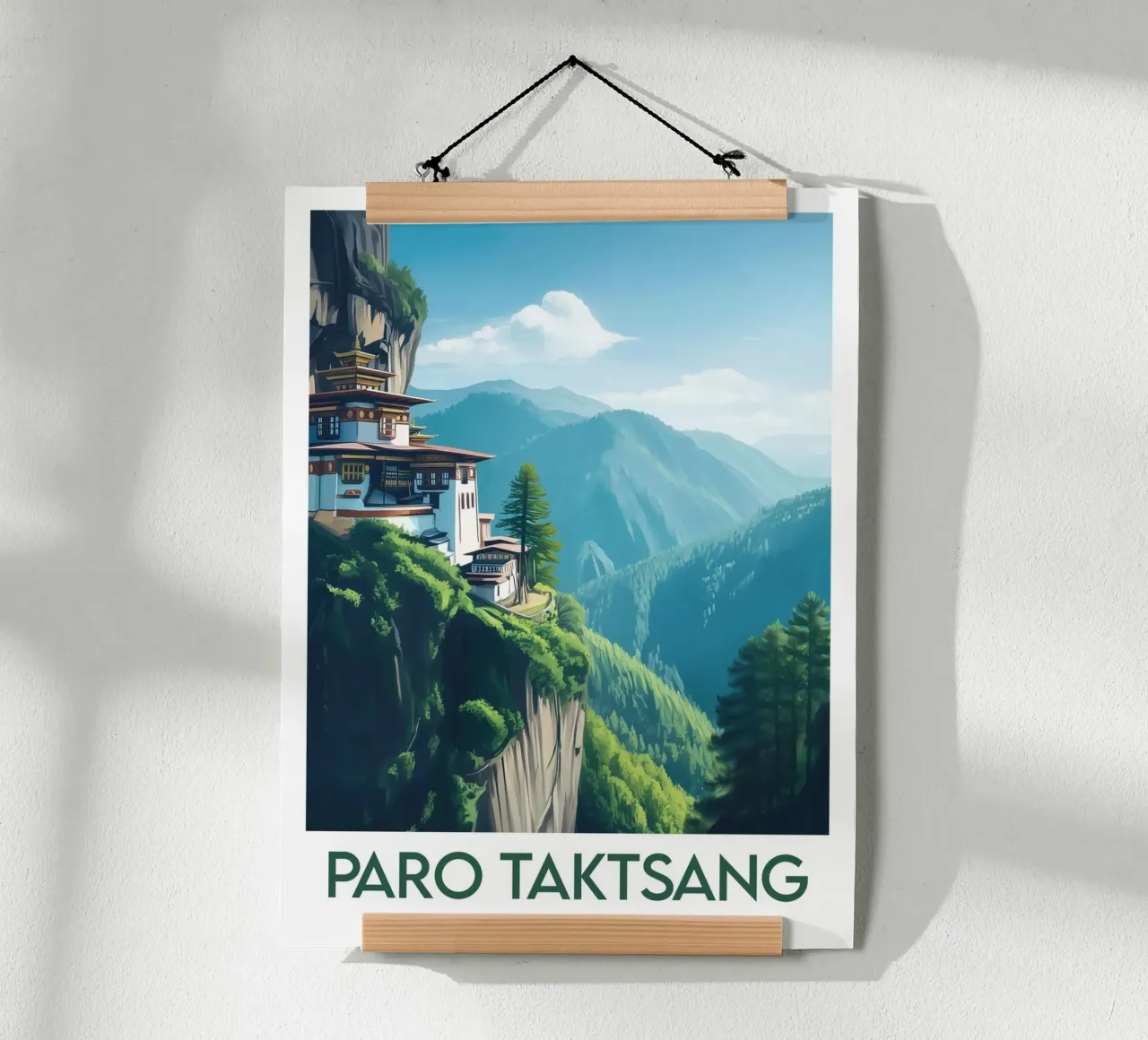 Affiche Paro Taktsang poster da Frame the World