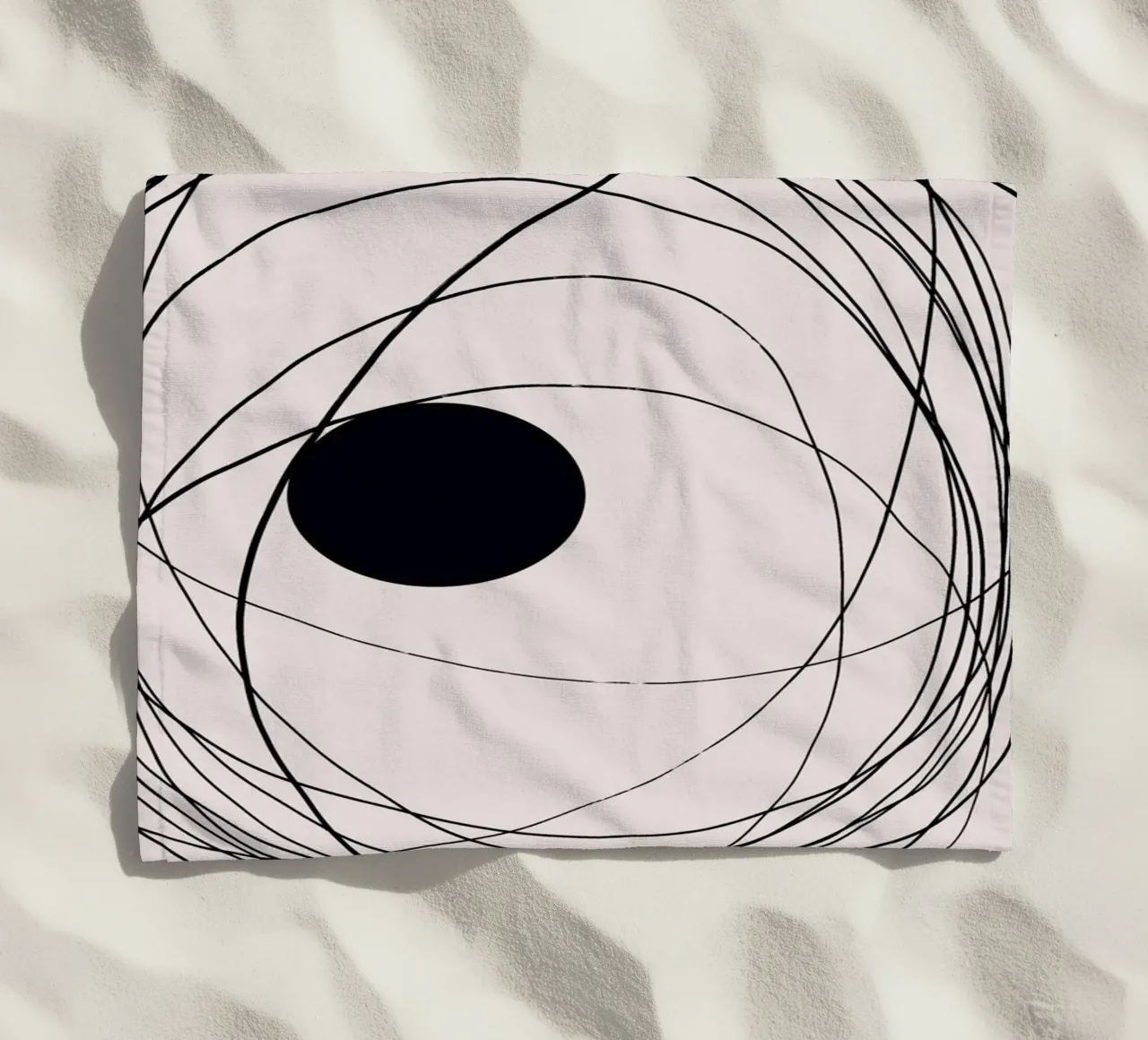 Endless sribble beach towel by Little Dean