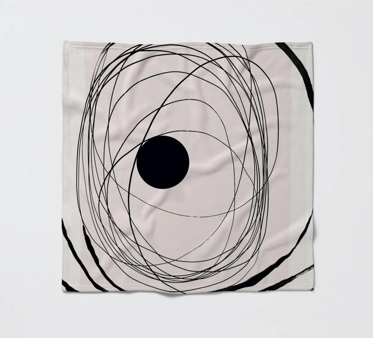 Endless sribble fleece blanket by Little Dean