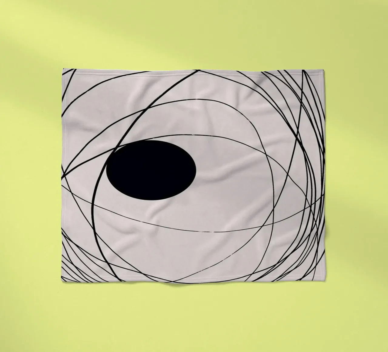 Endless sribble fleece blanket by Little Dean