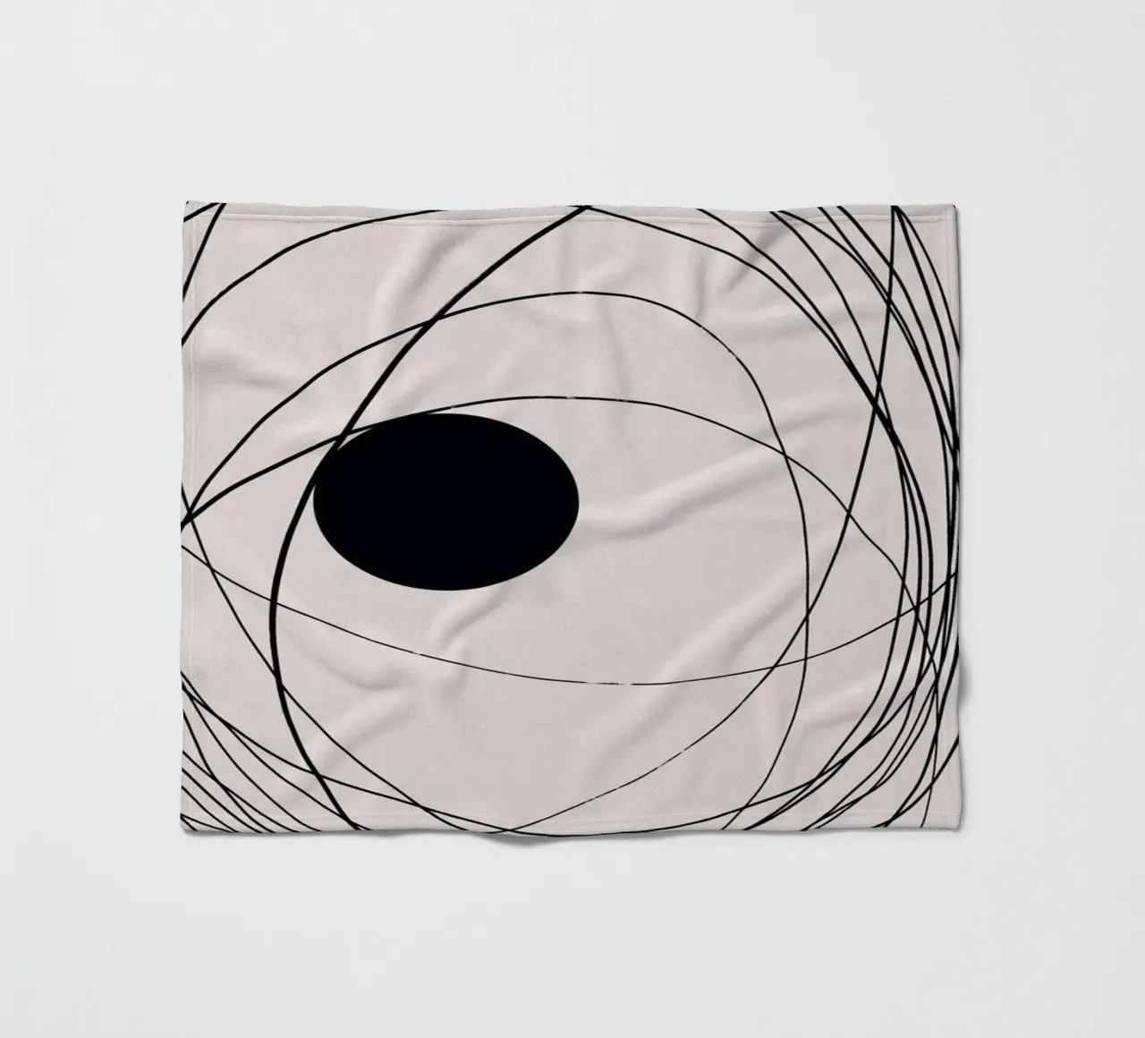 Endless sribble fleece blanket by Little Dean