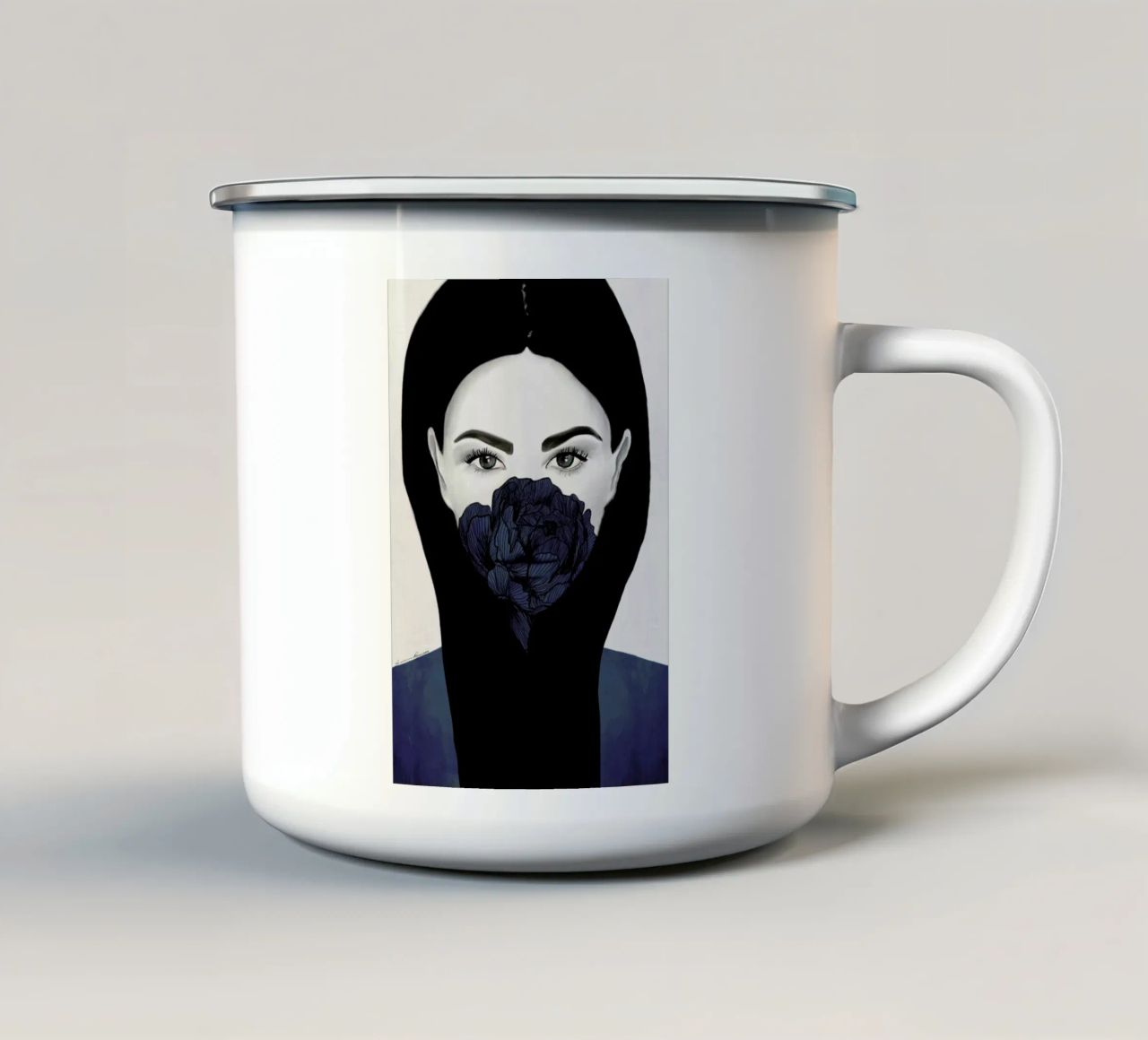 Thylane tazza in smalto da Ramona Russu