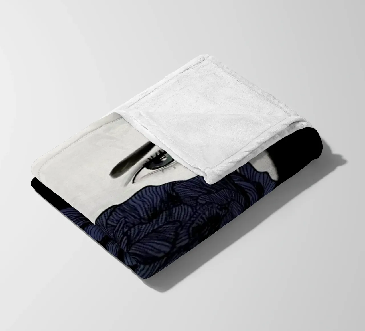 Thylane fleece blanket by Ramona Russu