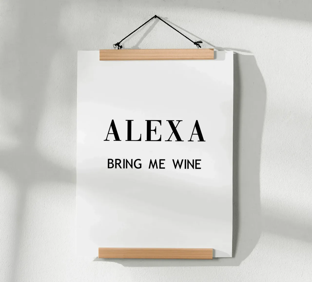 Alexa, porta il vino poster da Carinaprint