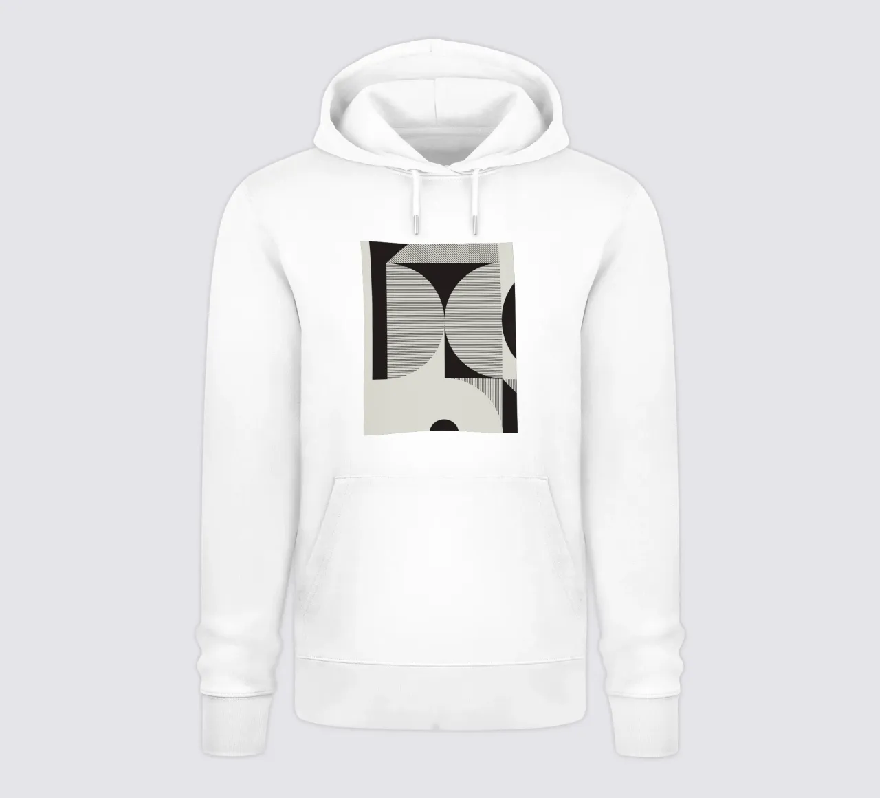 BLACK AND GREY felpa con cappuccio da Einfach Uebel