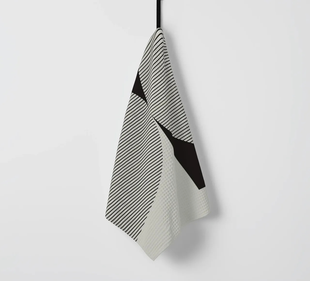 BLACK AND GREY canovaccio da cucina da Einfach Uebel