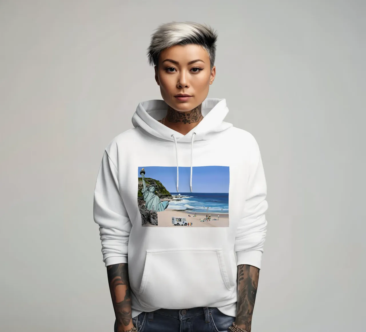 It's a Question of Simian Survival felpa con cappuccio da Scott Listfield