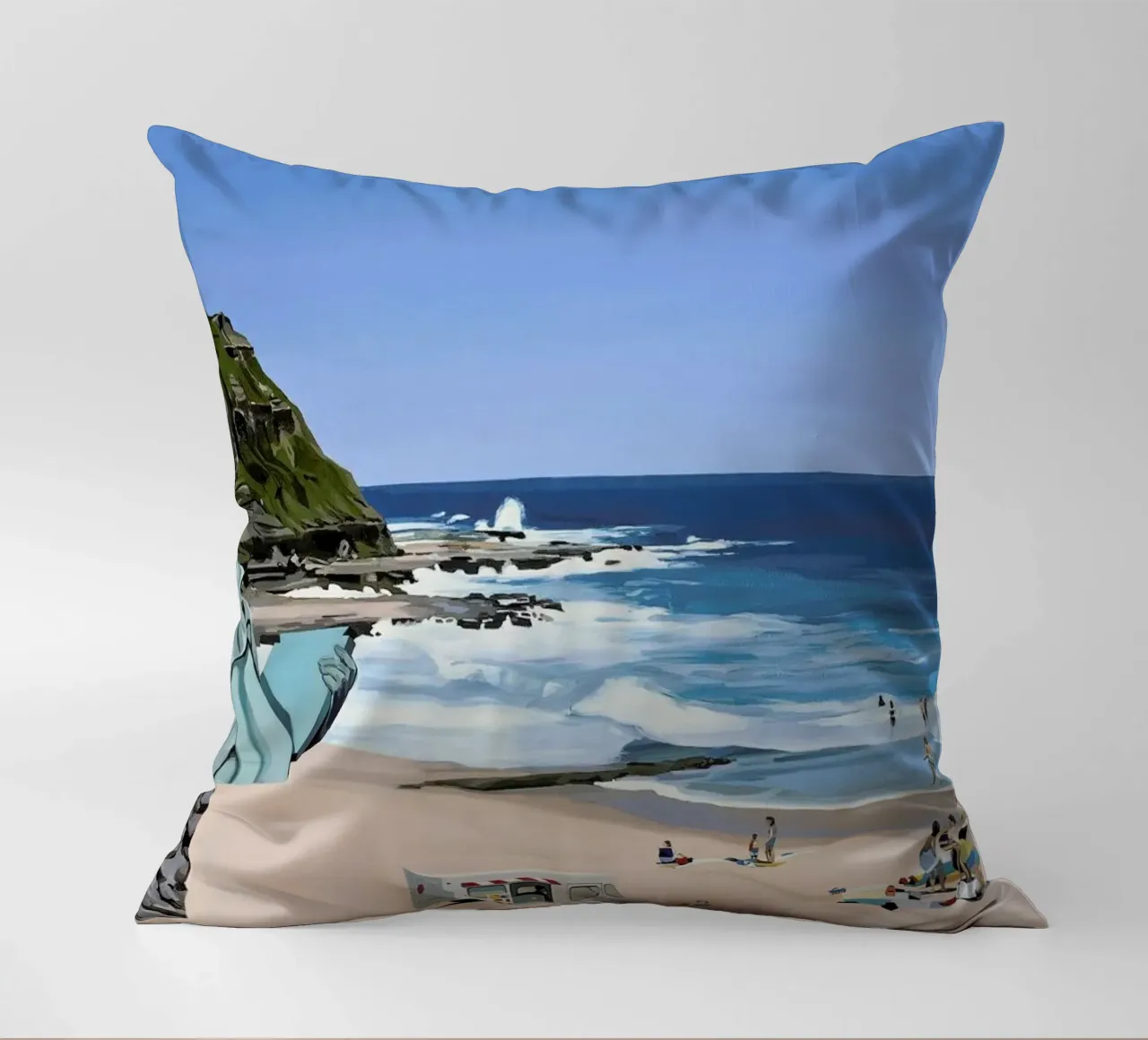 It's a Question of Simian Survival cuscino da Scott Listfield