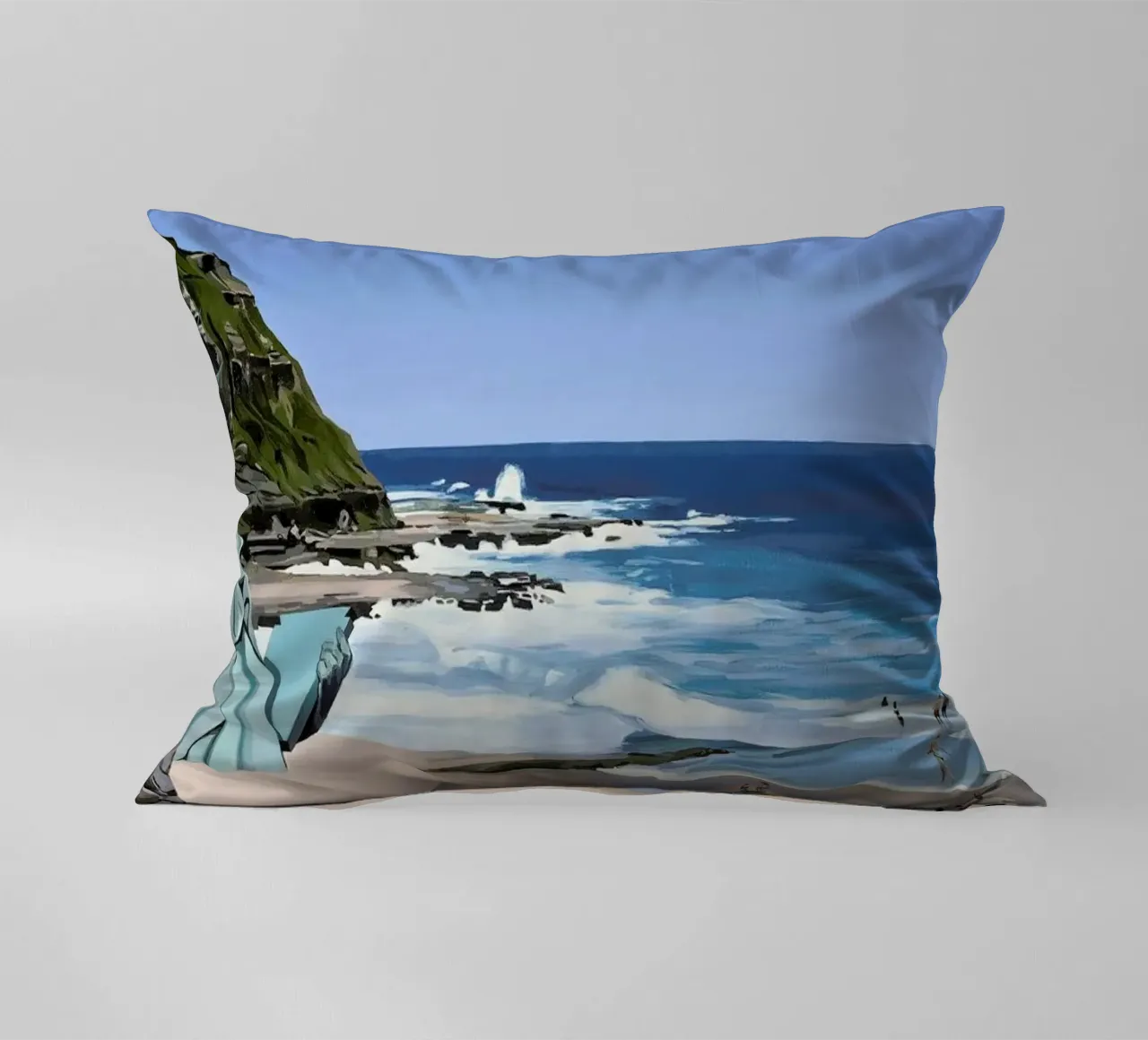 It's a Question of Simian Survival cuscino da Scott Listfield