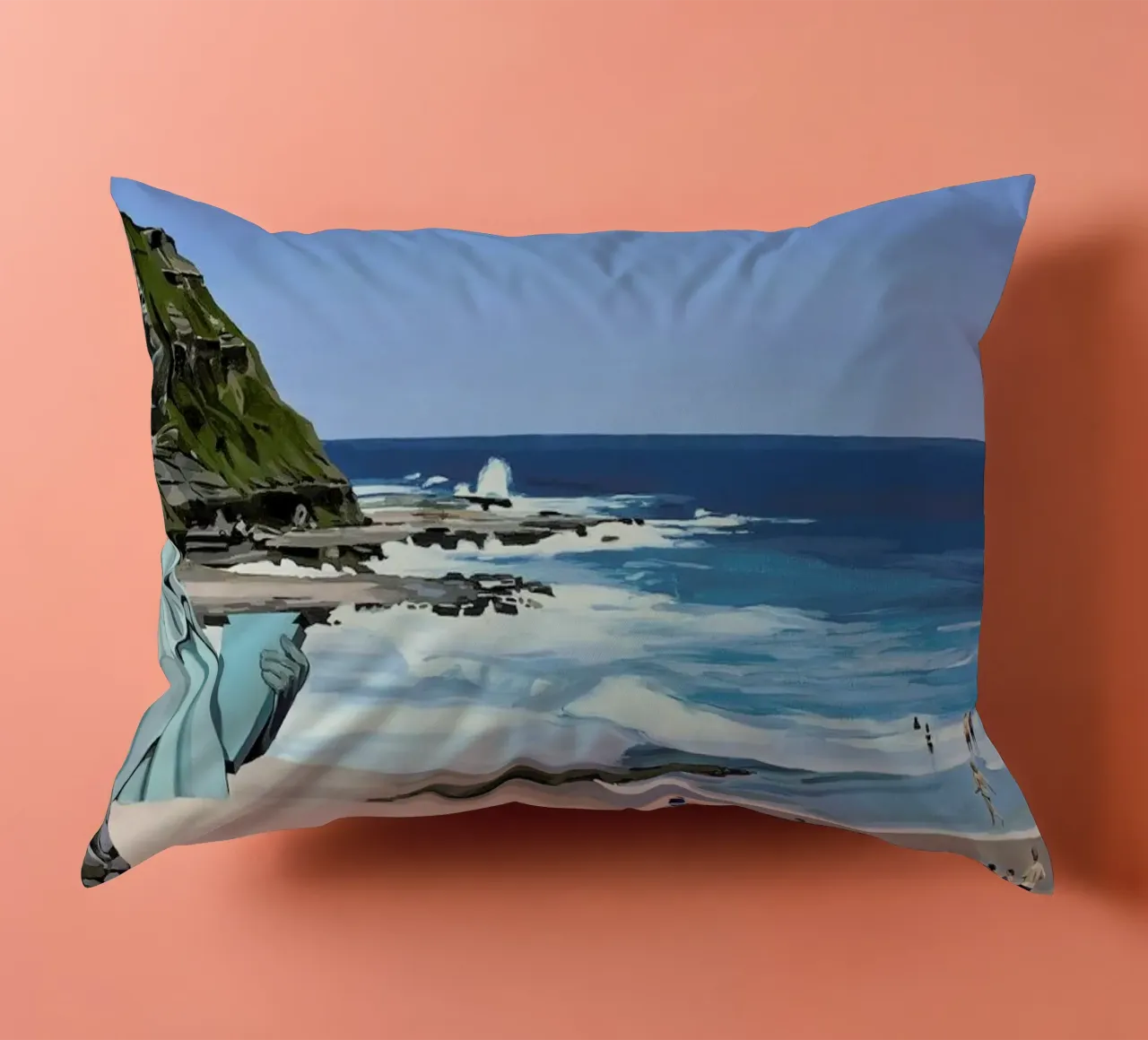 It's a Question of Simian Survival cuscino da Scott Listfield