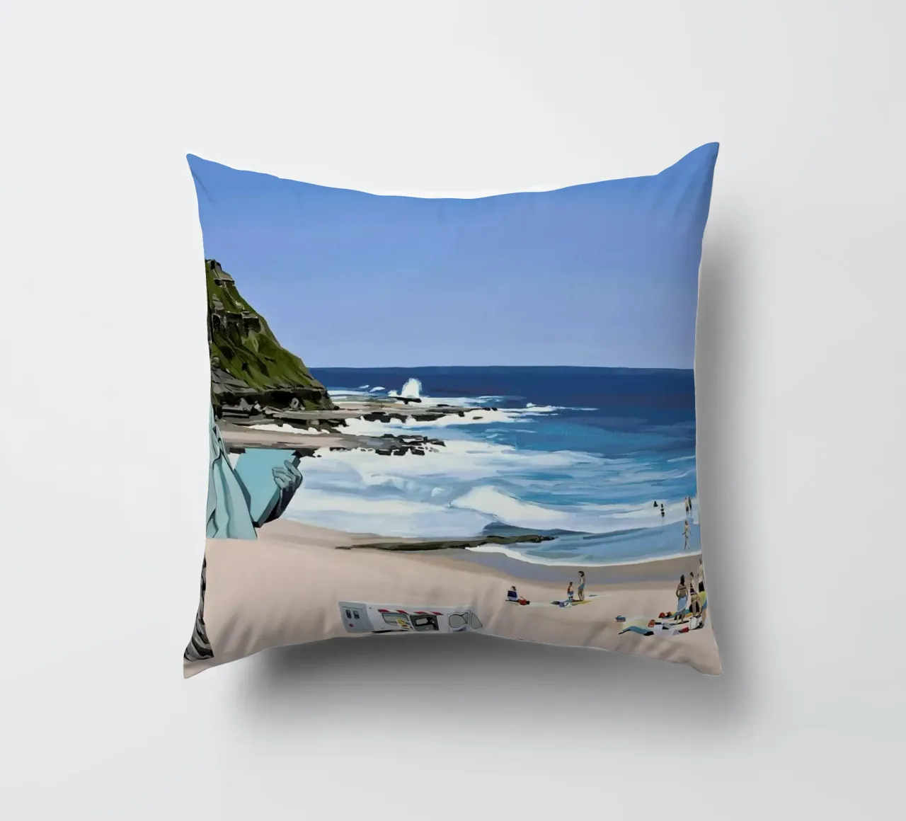 It's a Question of Simian Survival cuscino da Scott Listfield