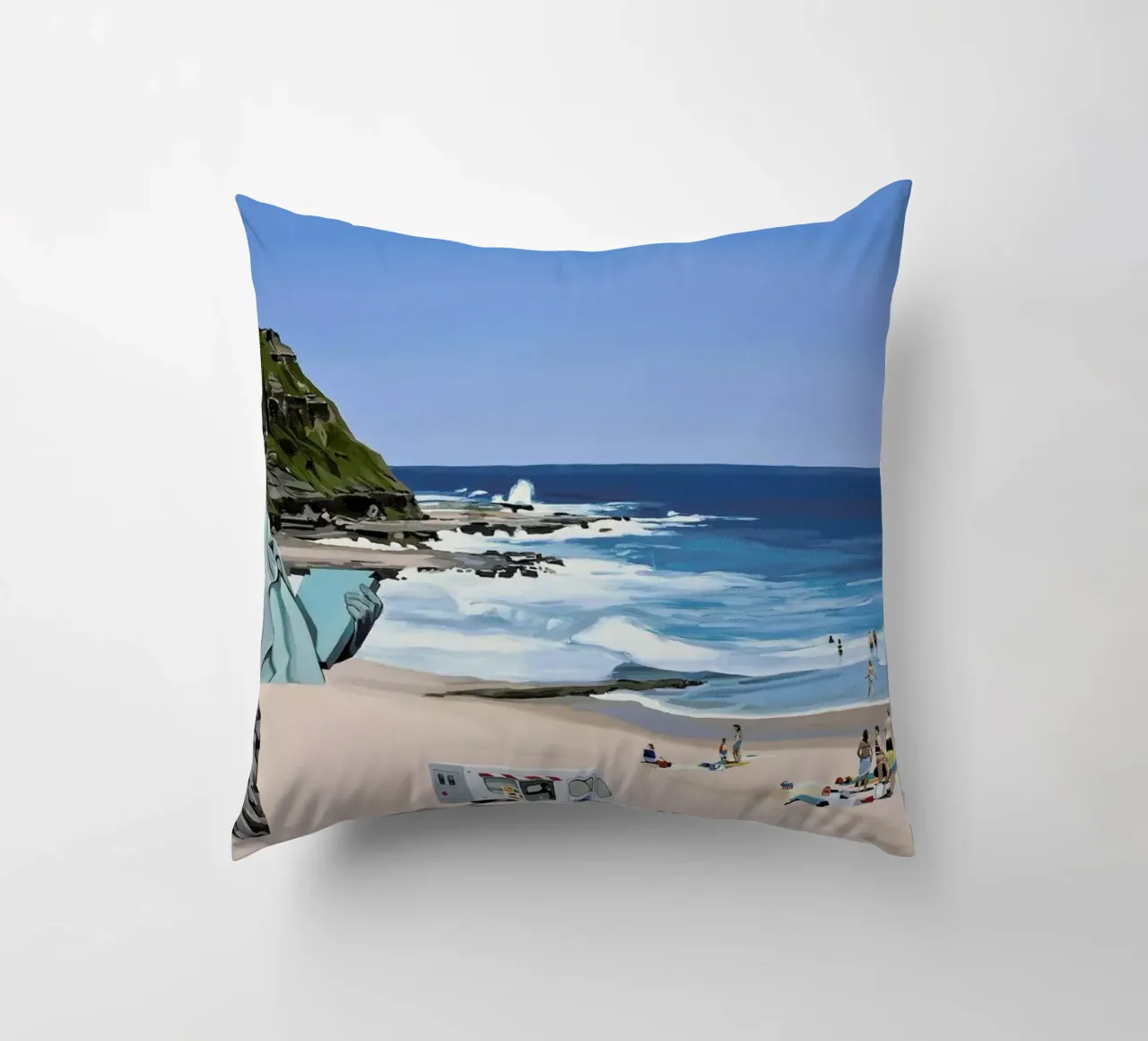 It's a Question of Simian Survival cuscino da Scott Listfield