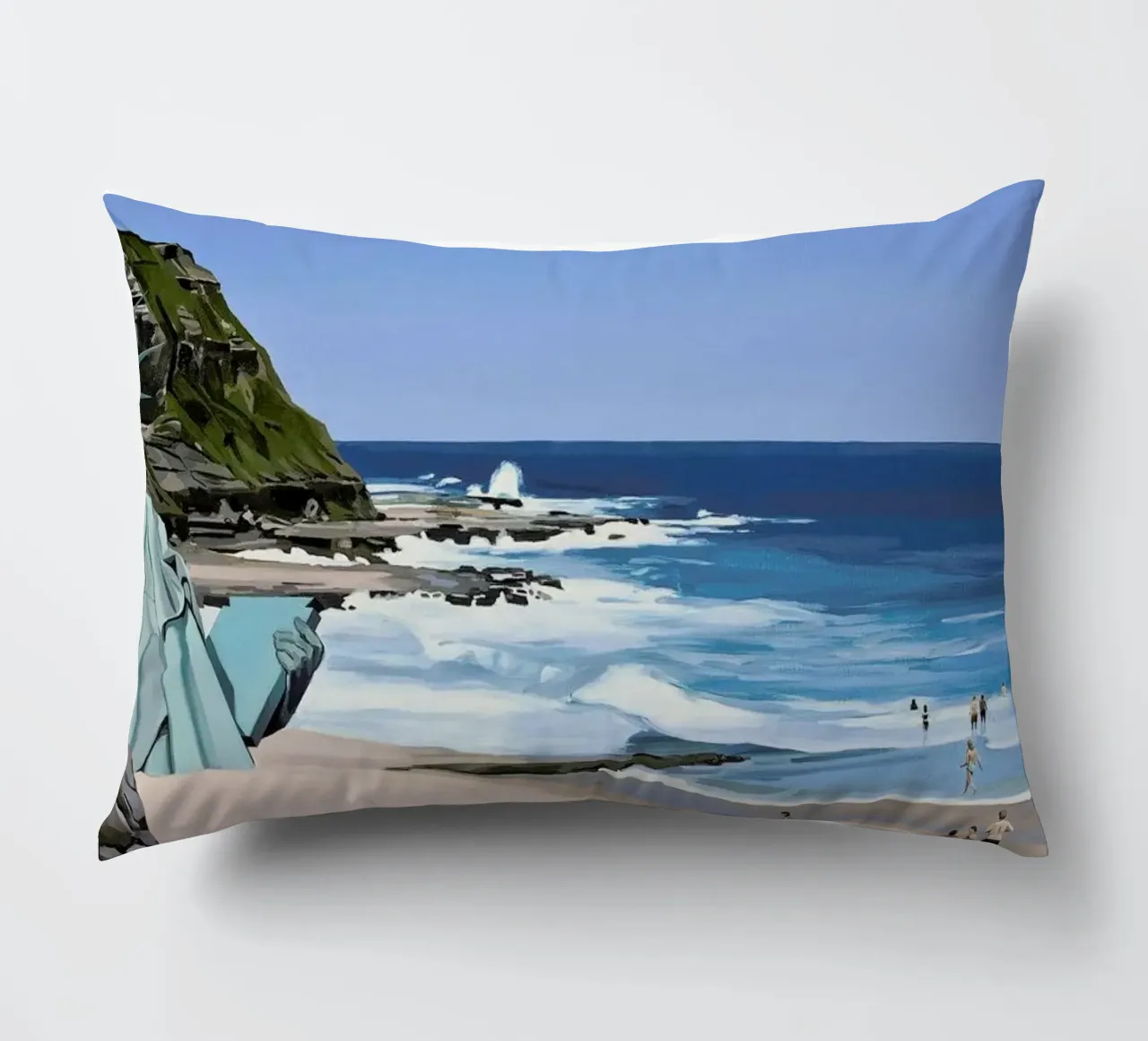 It's a Question of Simian Survival cuscino da Scott Listfield