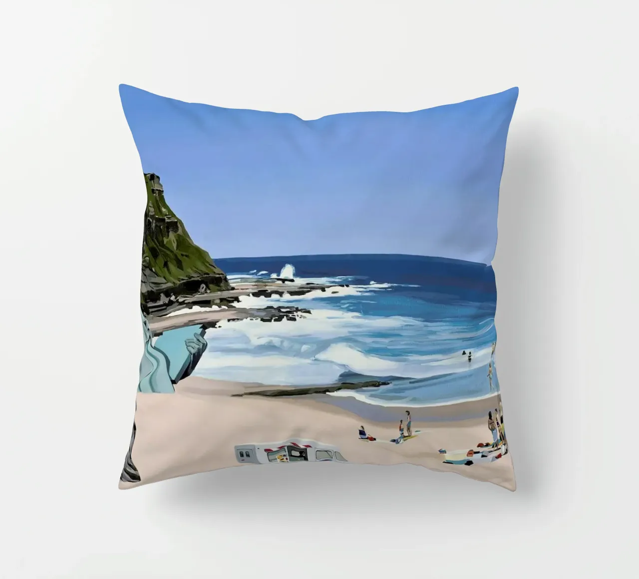 It's a Question of Simian Survival cuscino da Scott Listfield