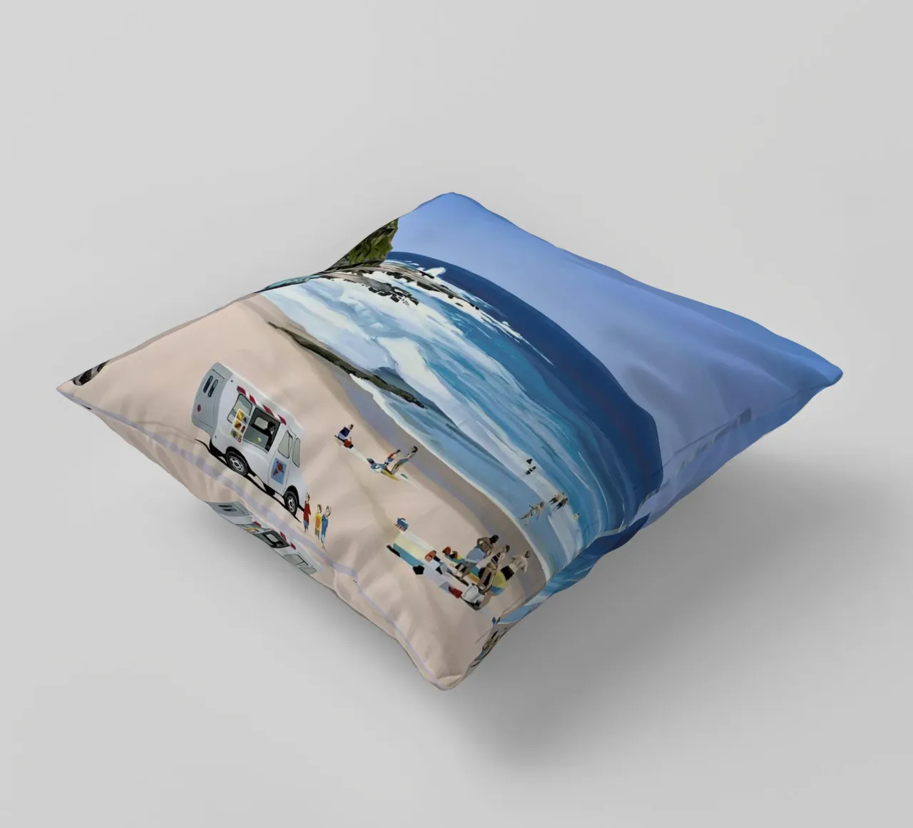 It's a Question of Simian Survival cuscino da Scott Listfield