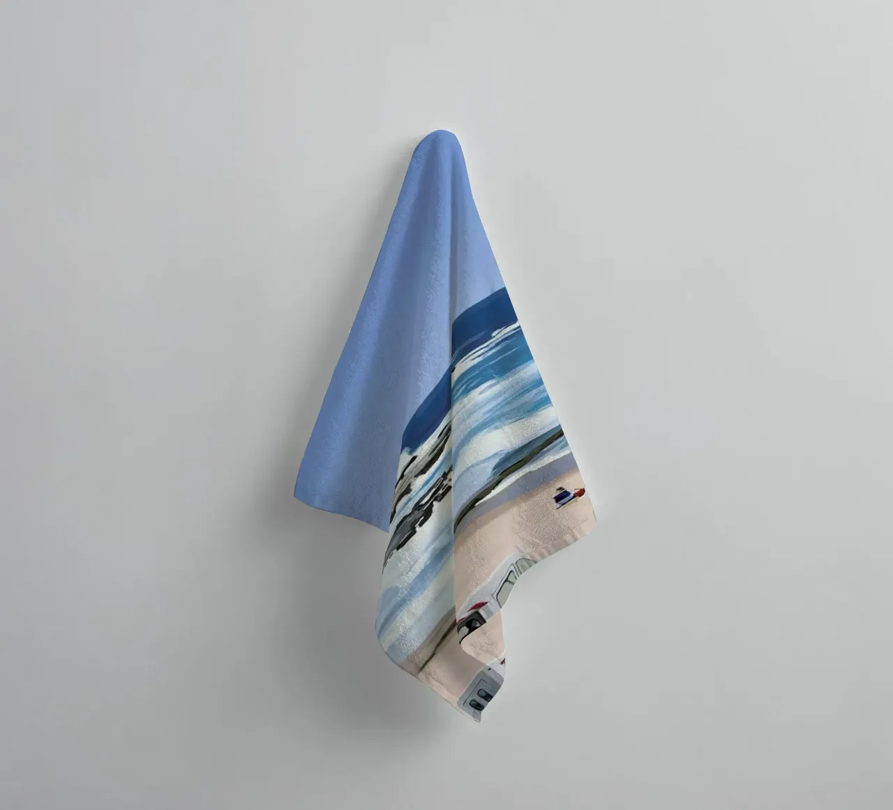 It's a Question of Simian Survival asciugamano da bagno da Scott Listfield