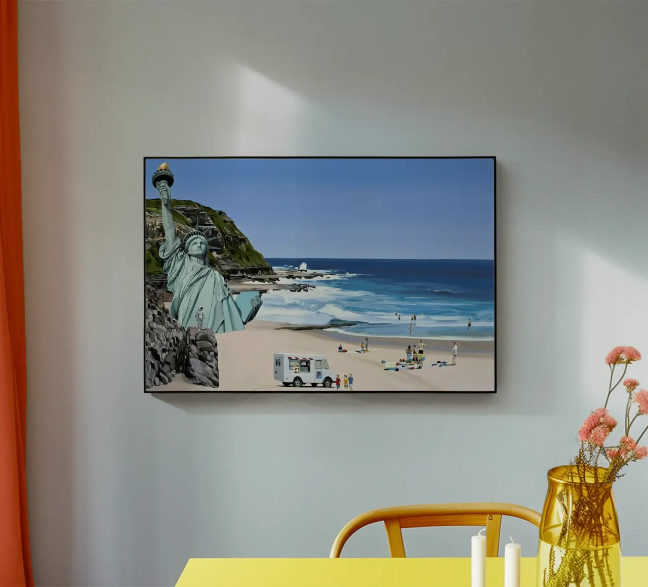 It's a Question of Simian Survival plexiglass da Scott Listfield