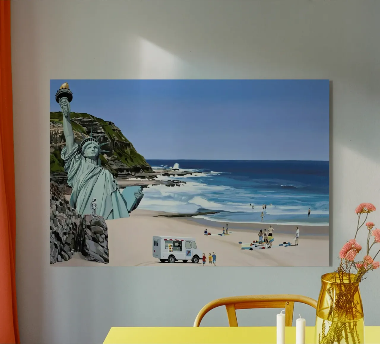 It's a Question of Simian Survival plexiglass da Scott Listfield