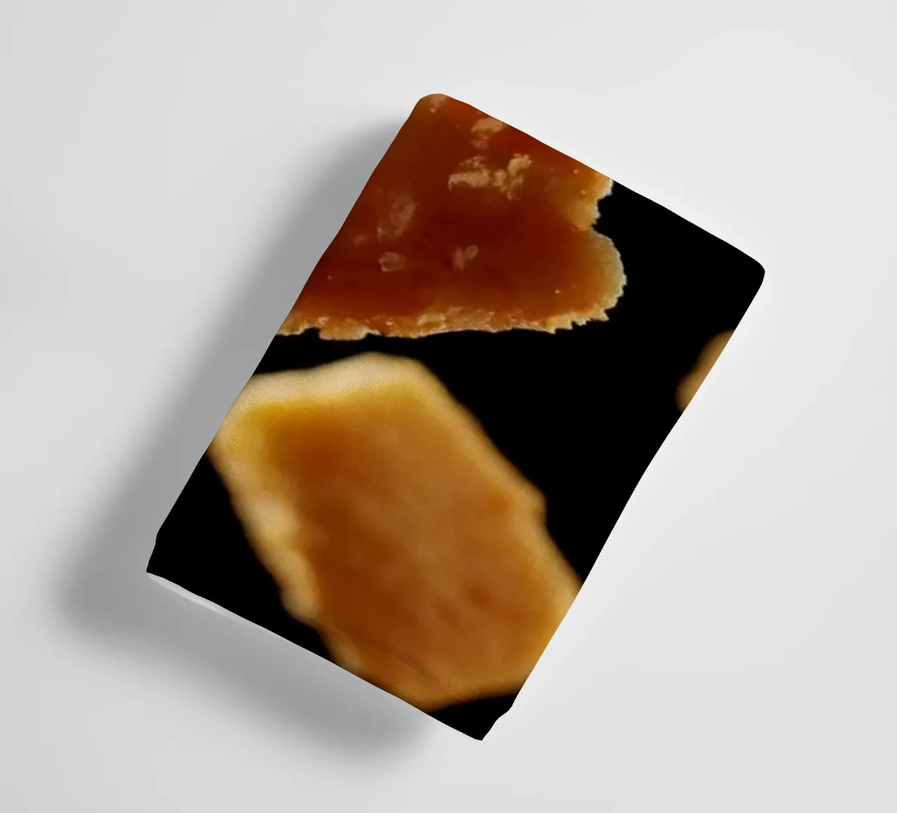 Nuggets in mid-air create a dynamic culinary display towel by DesignDoodle